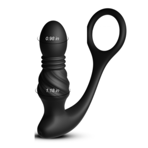 The Red Peach Delightful Double Cock Ring