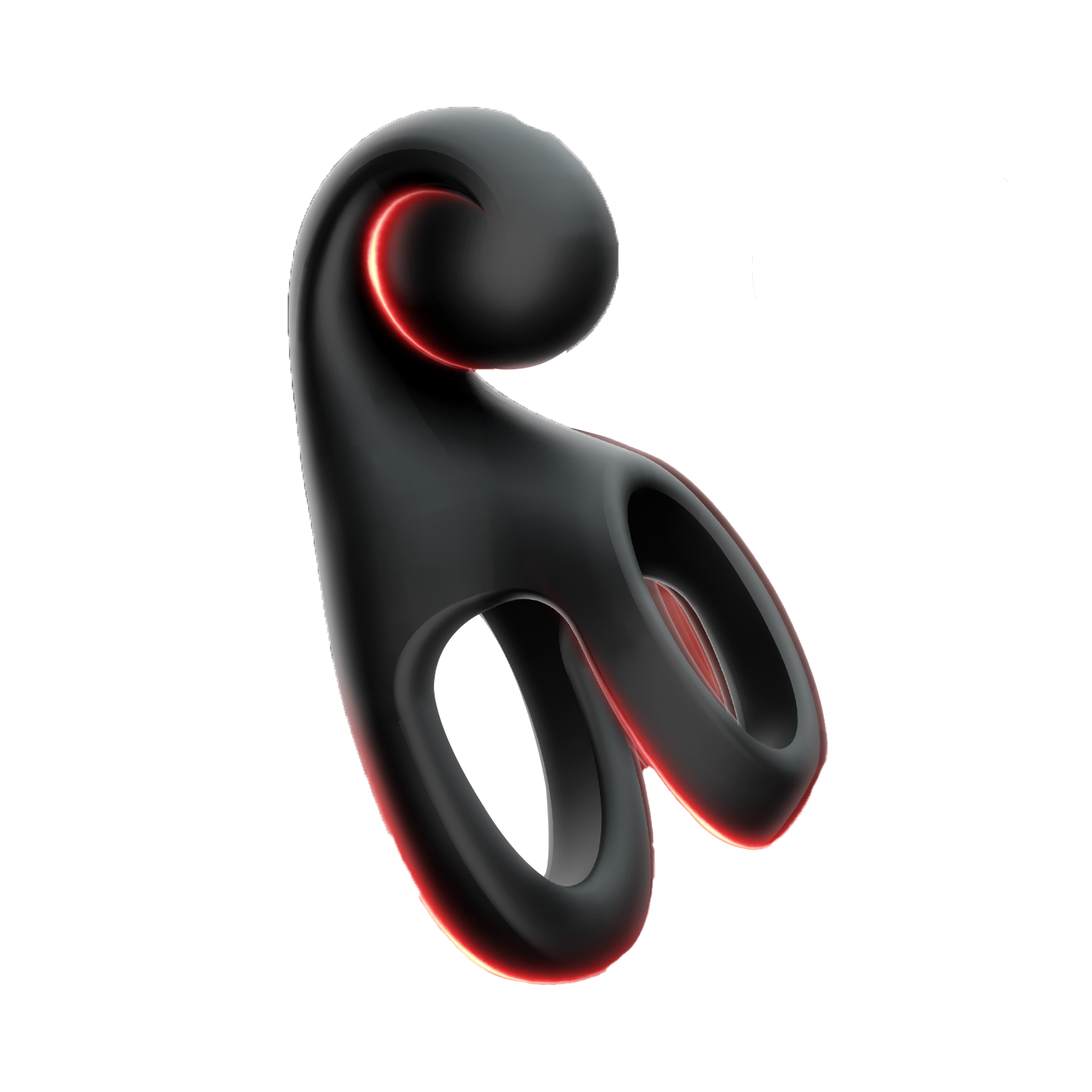 The Red Peach Vibing Cock Ring - Image 6